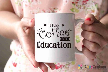 I TURN COFFEE INTO EDUCATION
